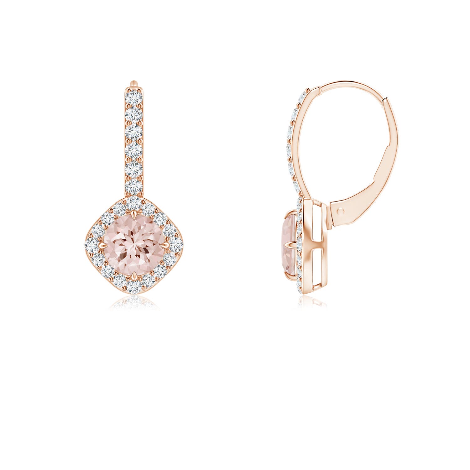 AA - Morganite / 1.11 CT / 14 KT Rose Gold