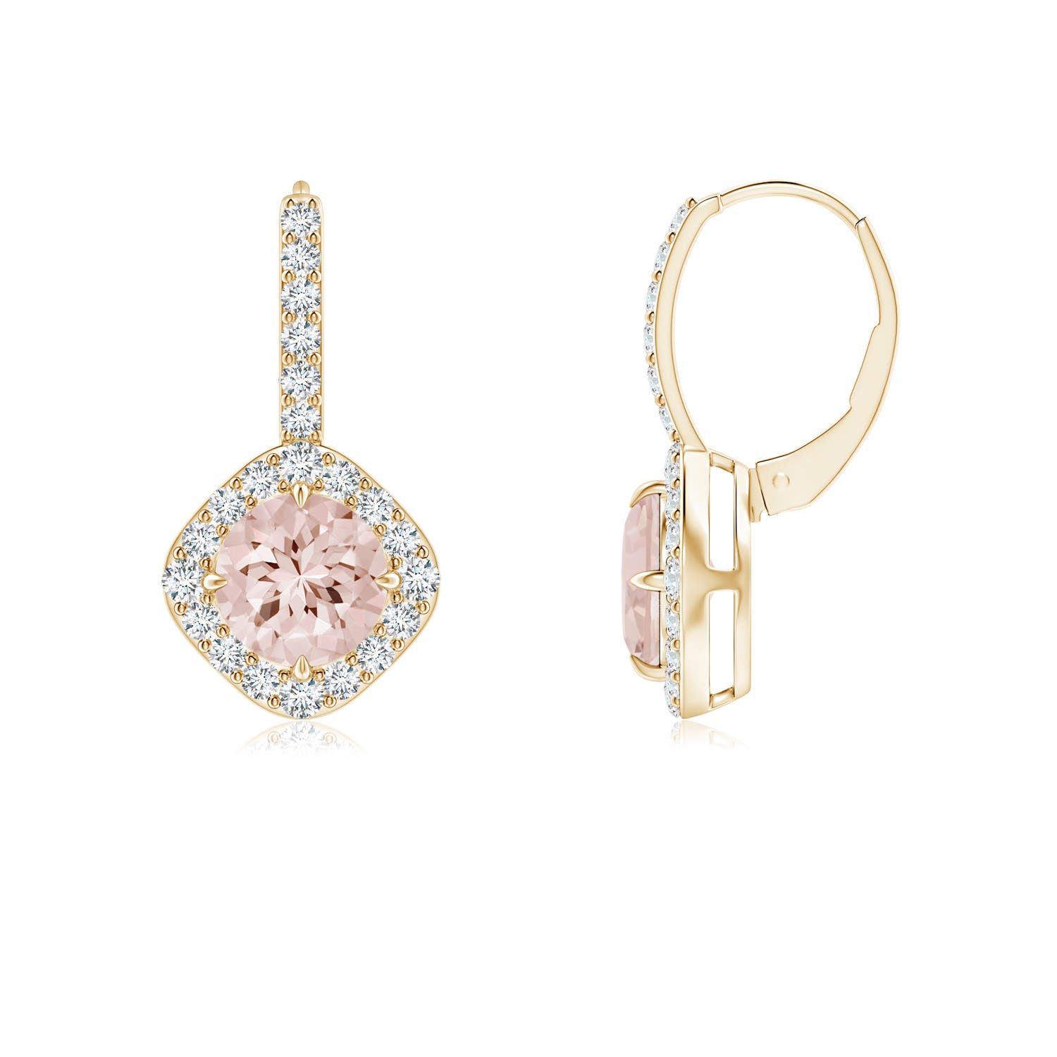 AA - Morganite / 1.78 CT / 14 KT Yellow Gold