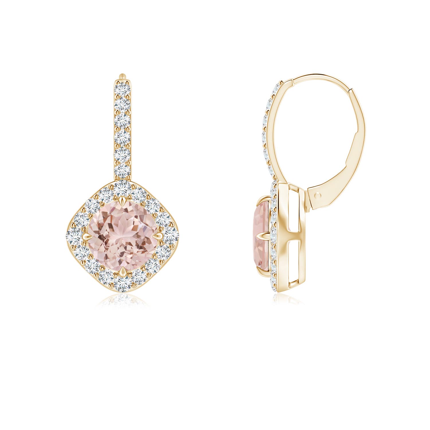 AAA - Morganite / 1.78 CT / 14 KT Yellow Gold