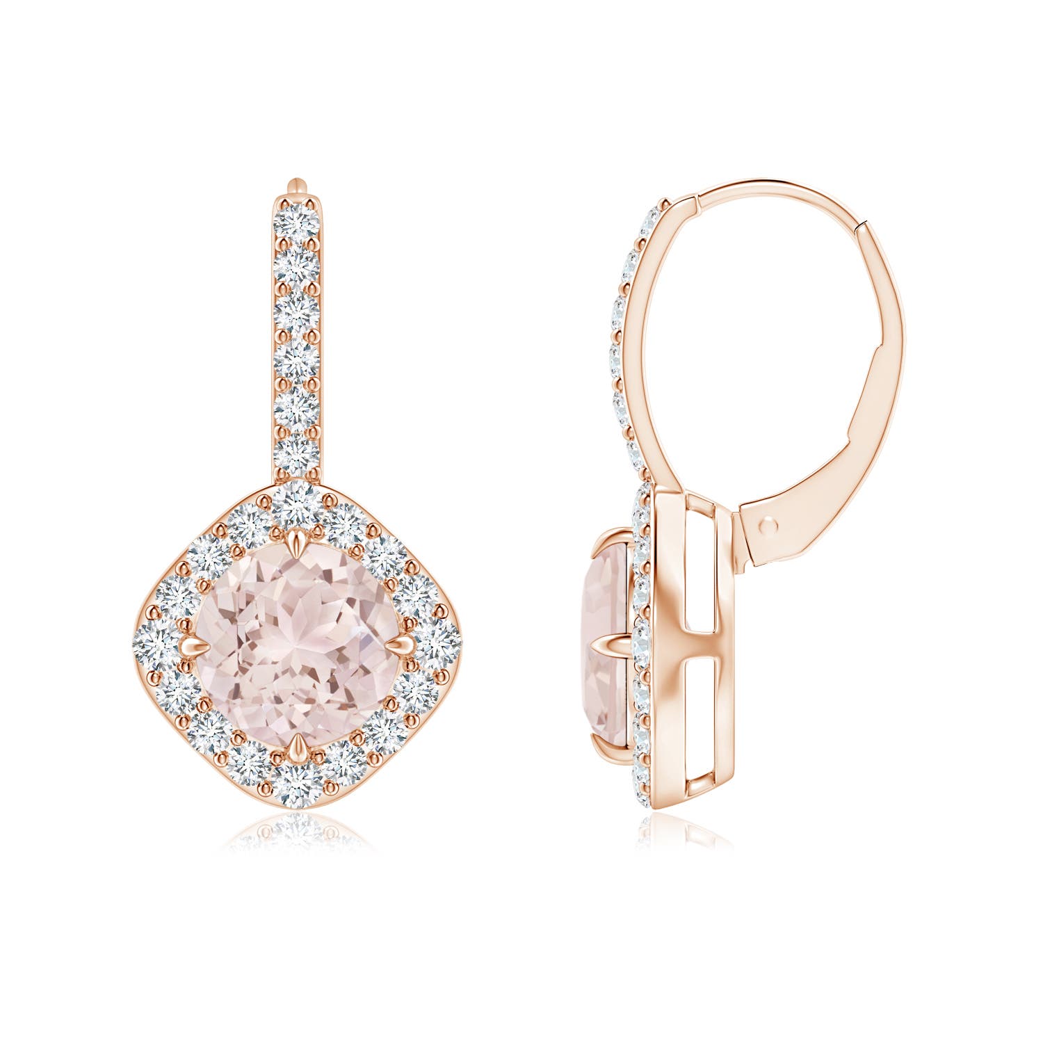 A - Morganite / 2.75 CT / 14 KT Rose Gold