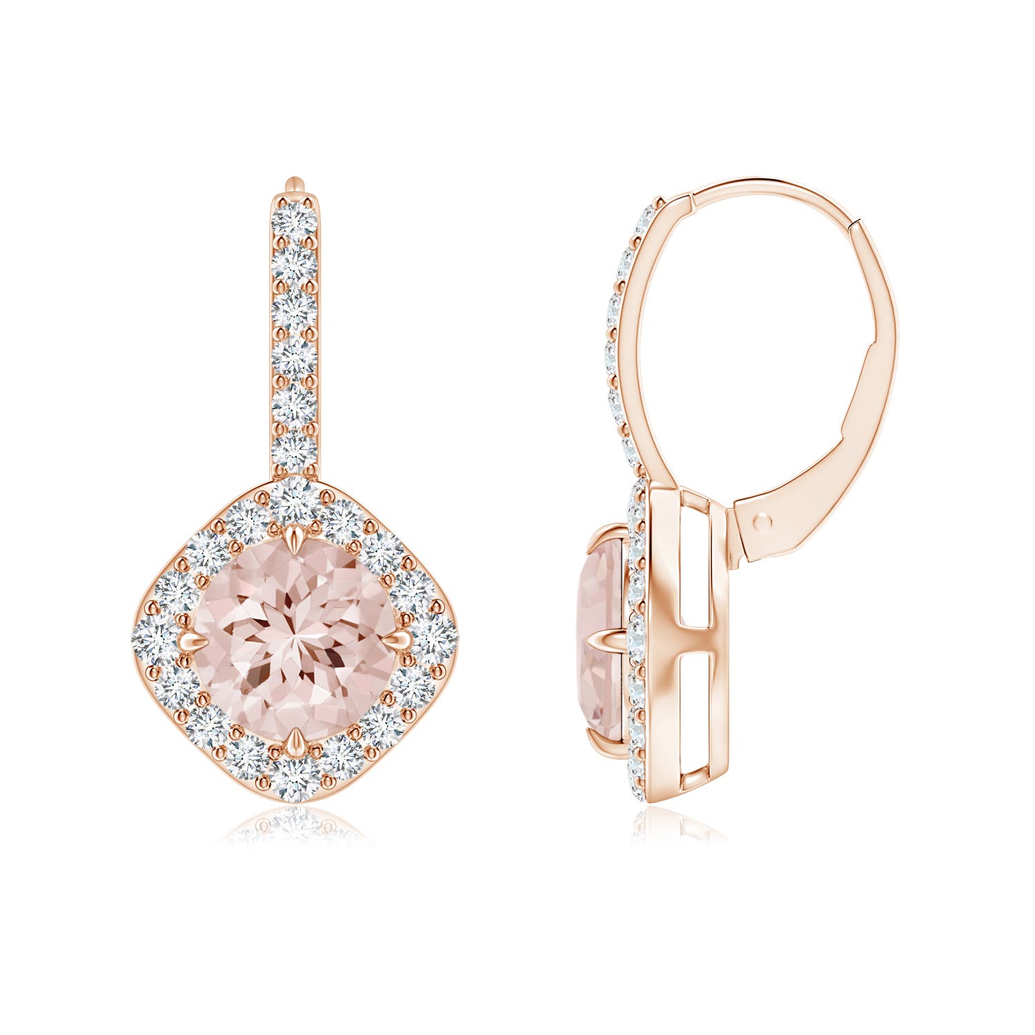 AA - Morganite / 2.75 CT / 14 KT Rose Gold