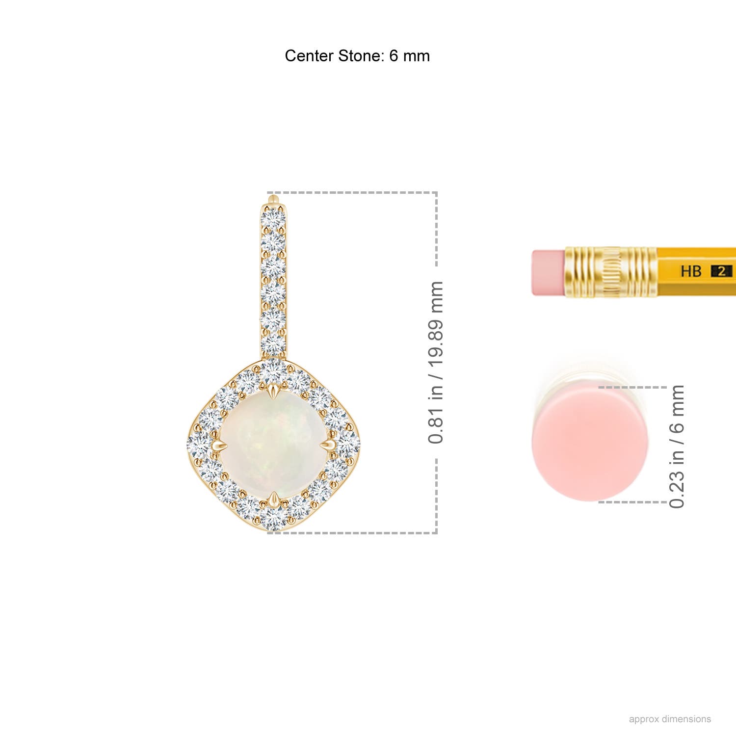 A - Opal / 1.38 CT / 14 KT Yellow Gold