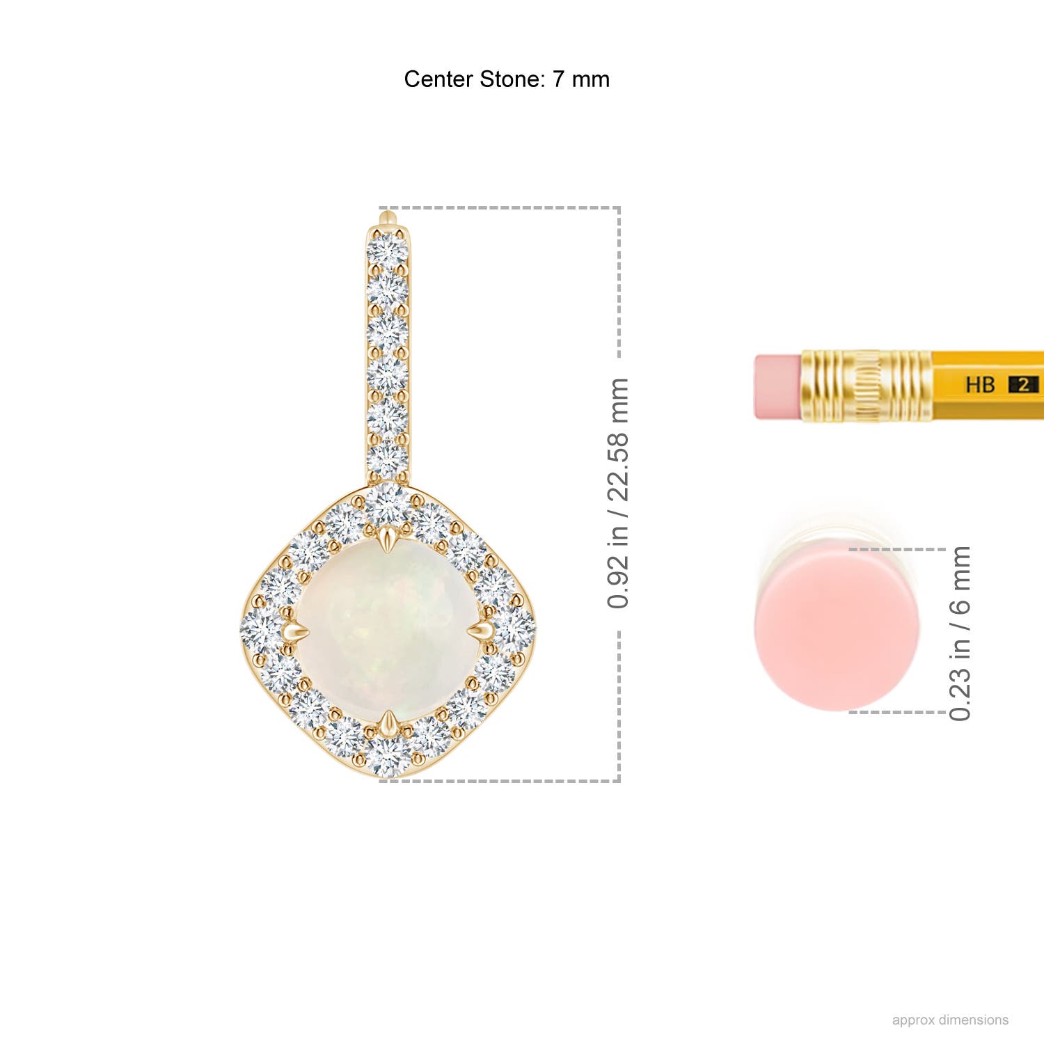 A - Opal / 2.05 CT / 14 KT Yellow Gold