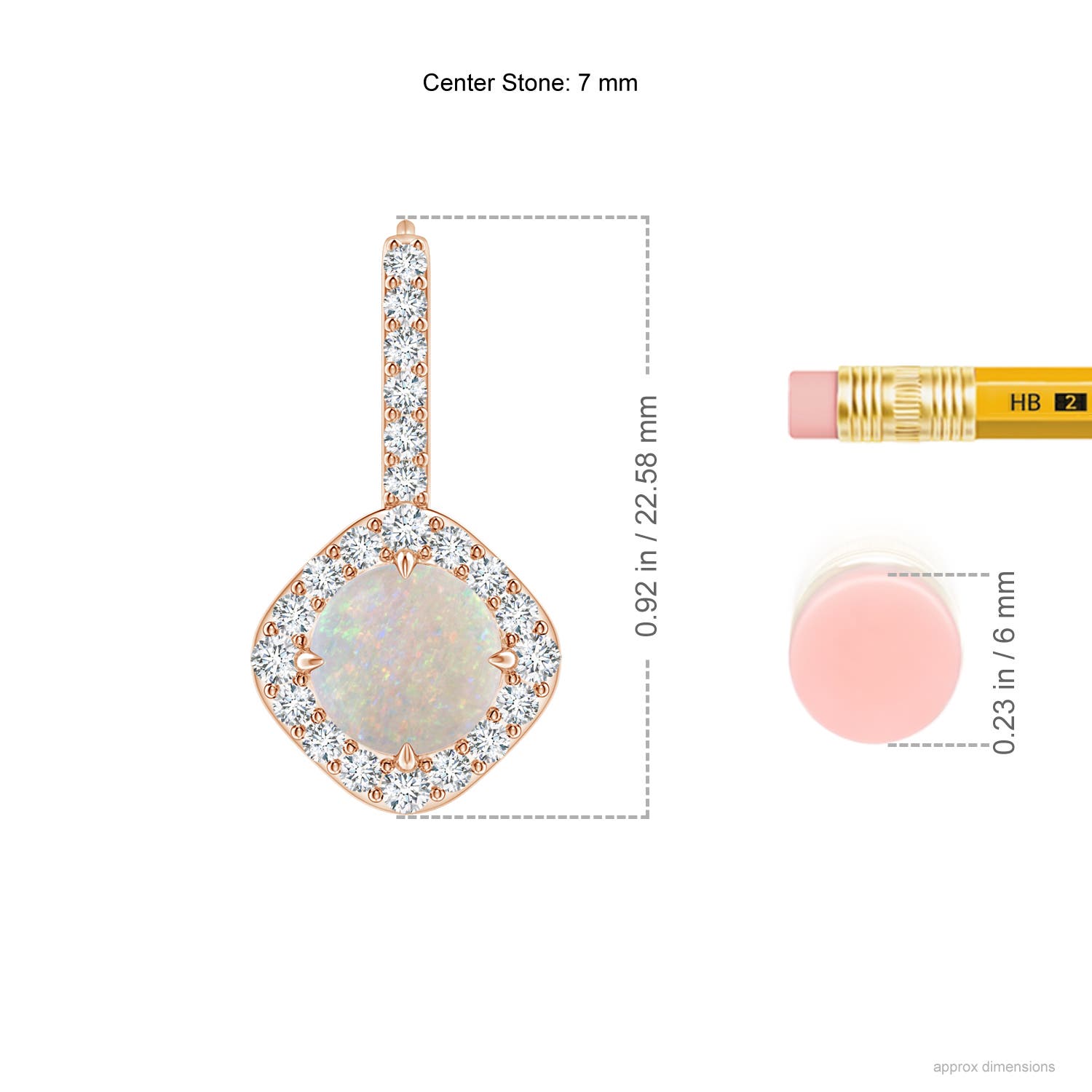 AA - Opal / 2.05 CT / 14 KT Rose Gold