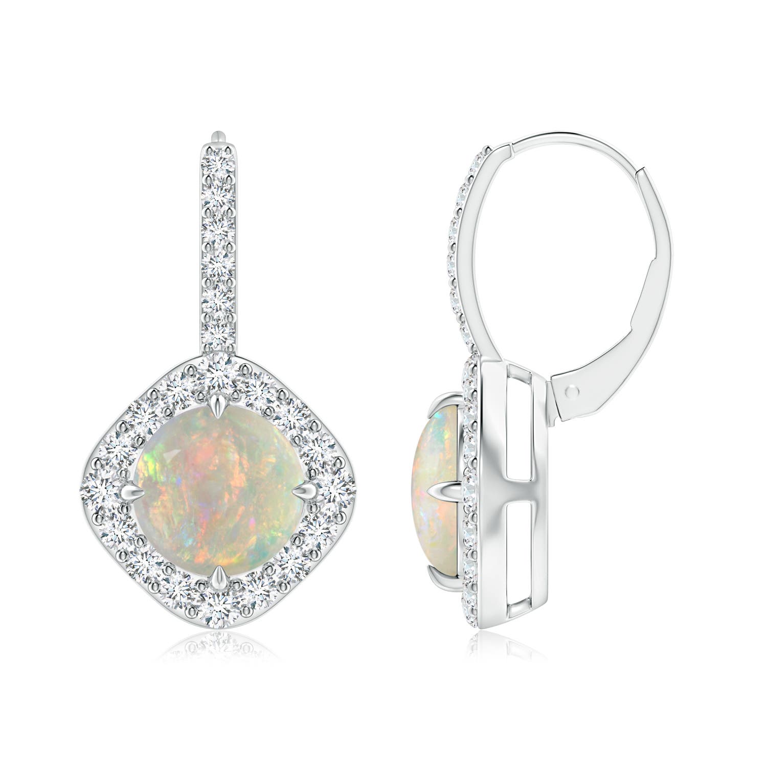 AAAA - Opal / 3.05 CT / 14 KT White Gold