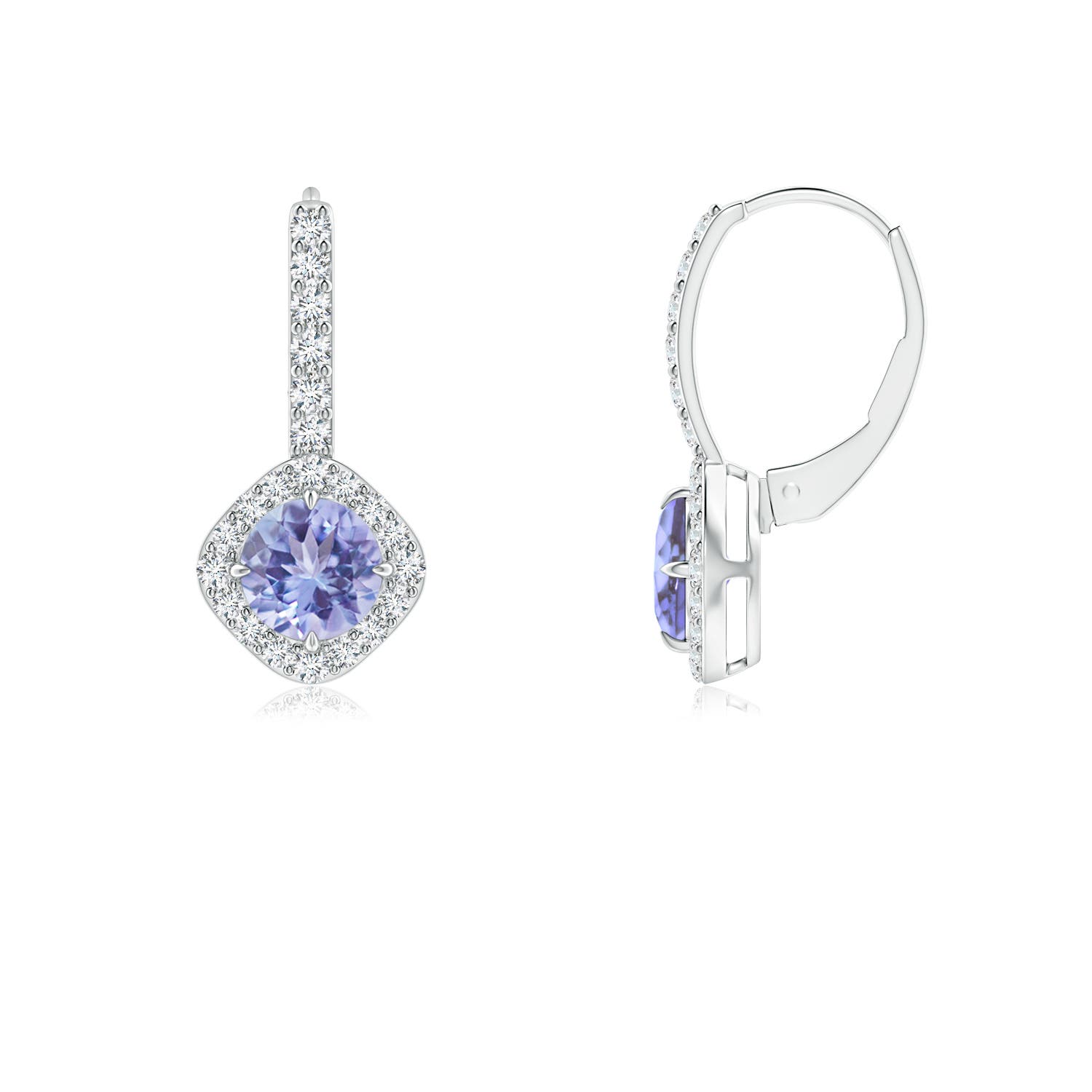 AA - Tanzanite / 1.27 CT / 14 KT White Gold