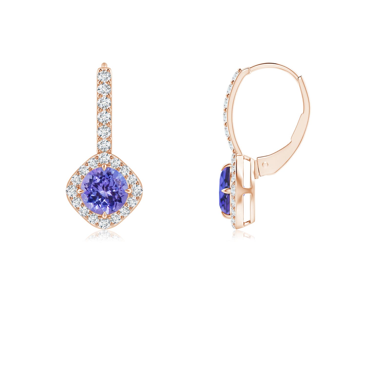 AAA - Tanzanite / 1.27 CT / 14 KT Rose Gold