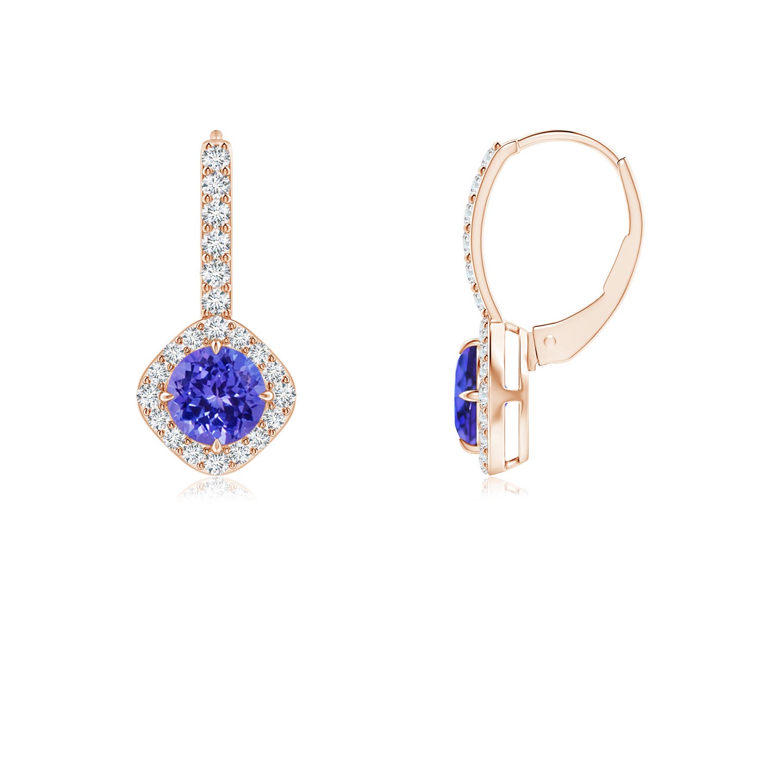 AAAA - Tanzanite / 1.27 CT / 14 KT Rose Gold