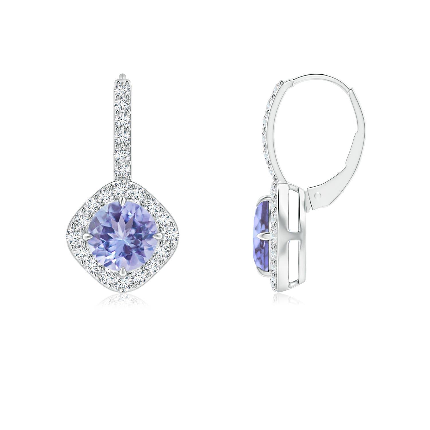 A - Tanzanite / 2.18 CT / 14 KT White Gold