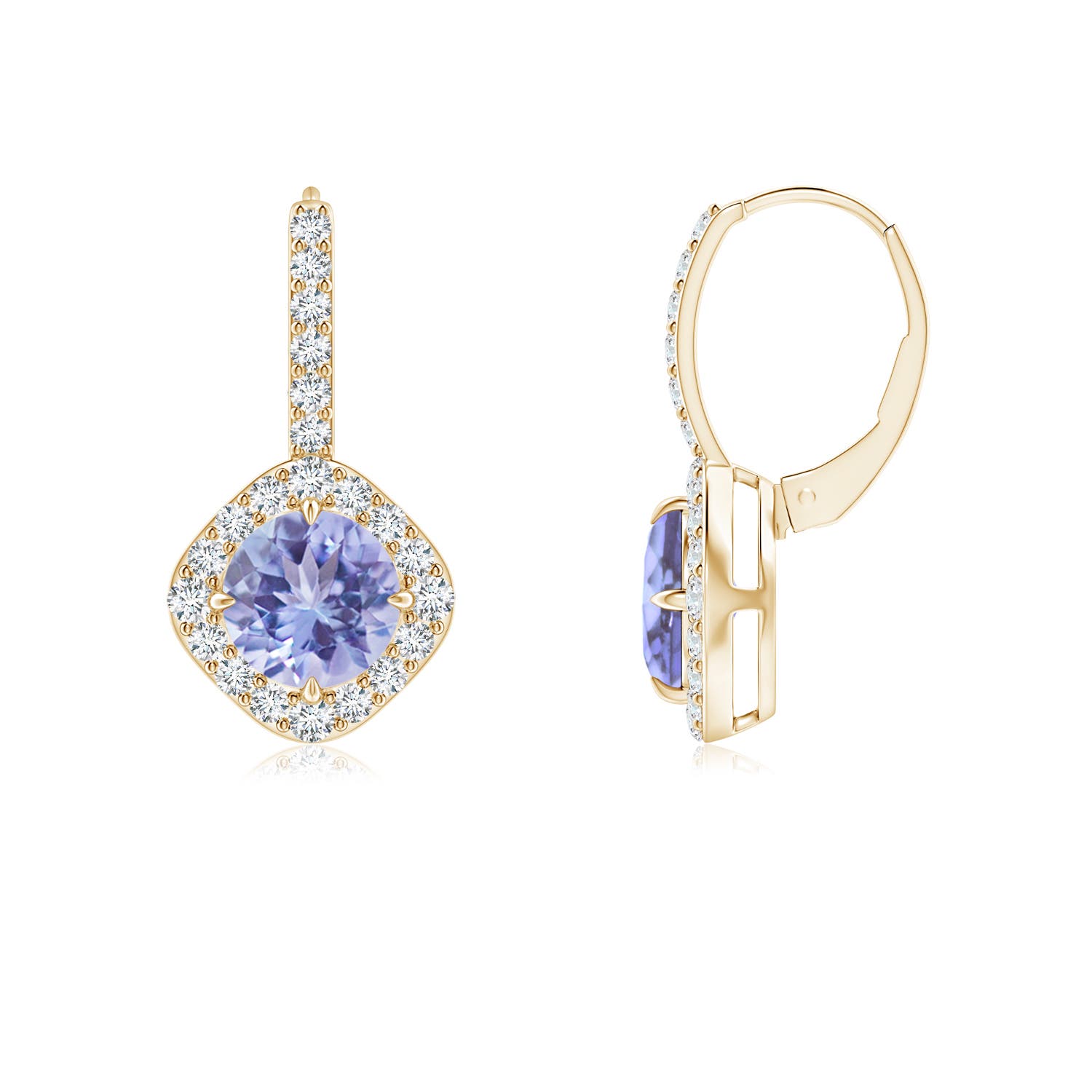 A - Tanzanite / 2.18 CT / 14 KT Yellow Gold