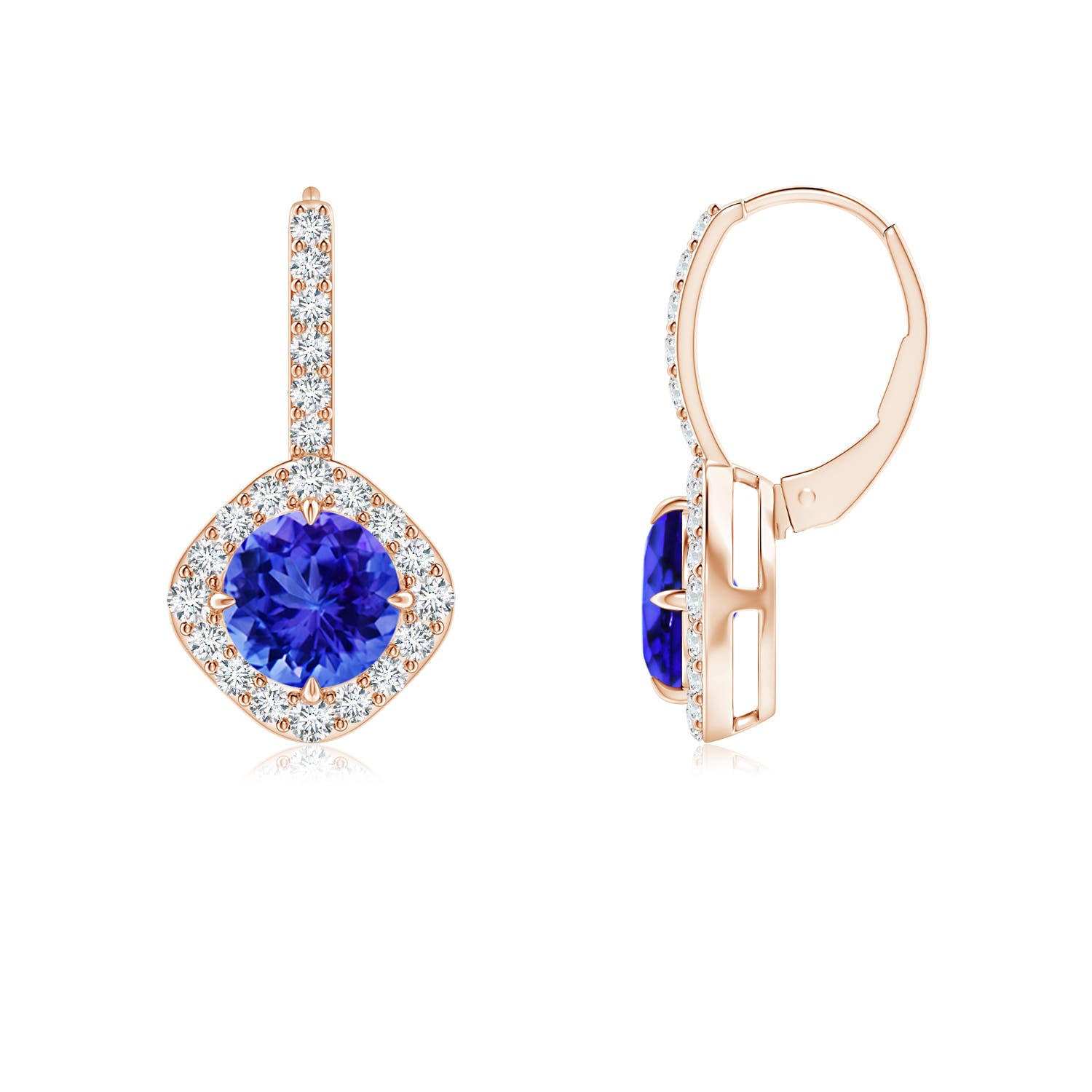 AAA - Tanzanite / 2.18 CT / 14 KT Rose Gold