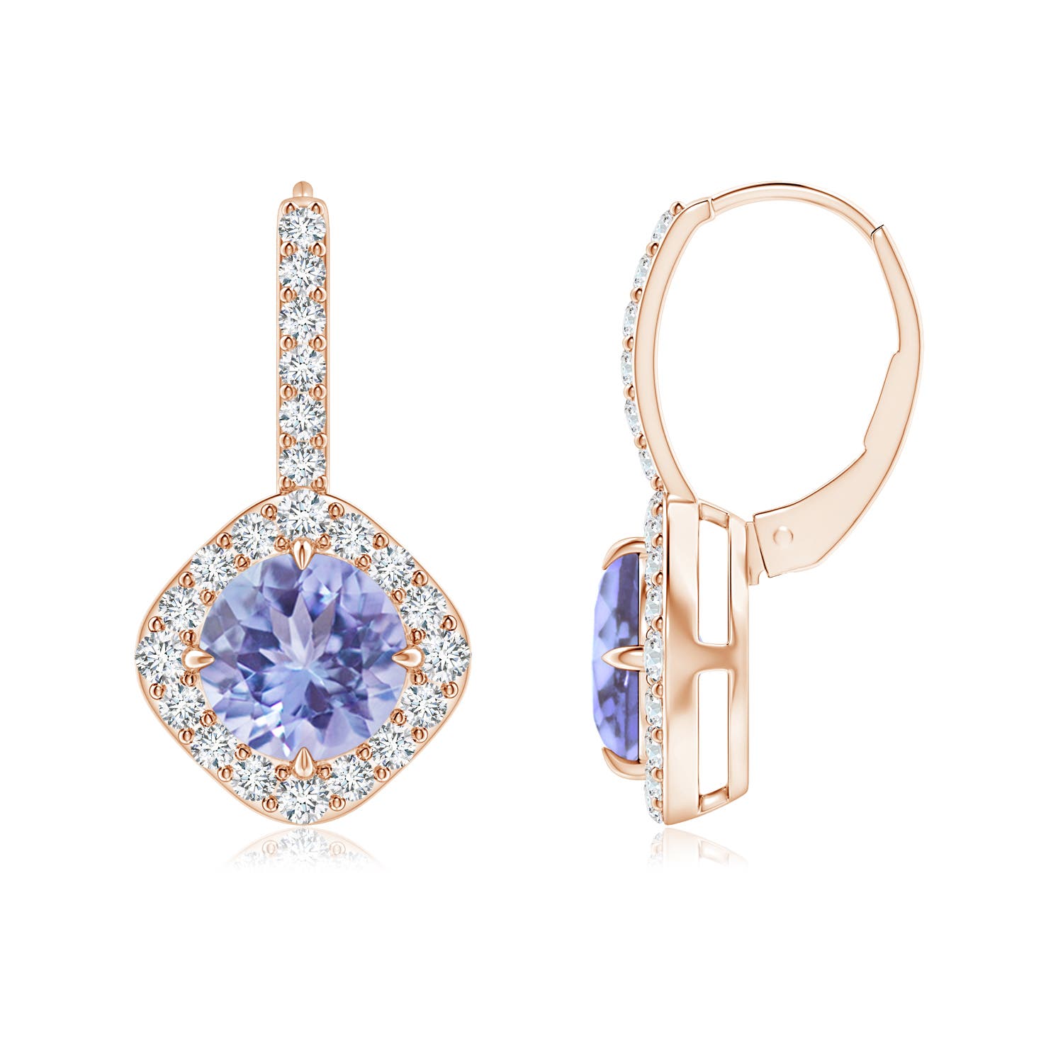 A - Tanzanite / 3.45 CT / 14 KT Rose Gold