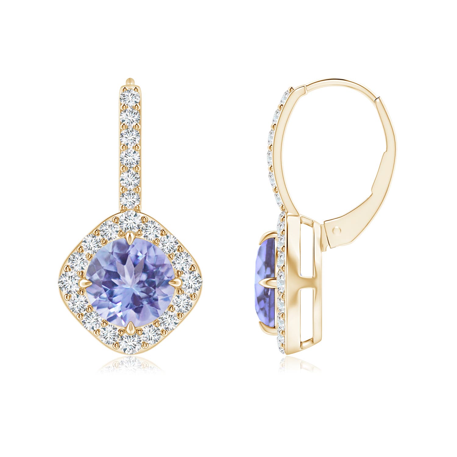 A - Tanzanite / 3.45 CT / 14 KT Yellow Gold