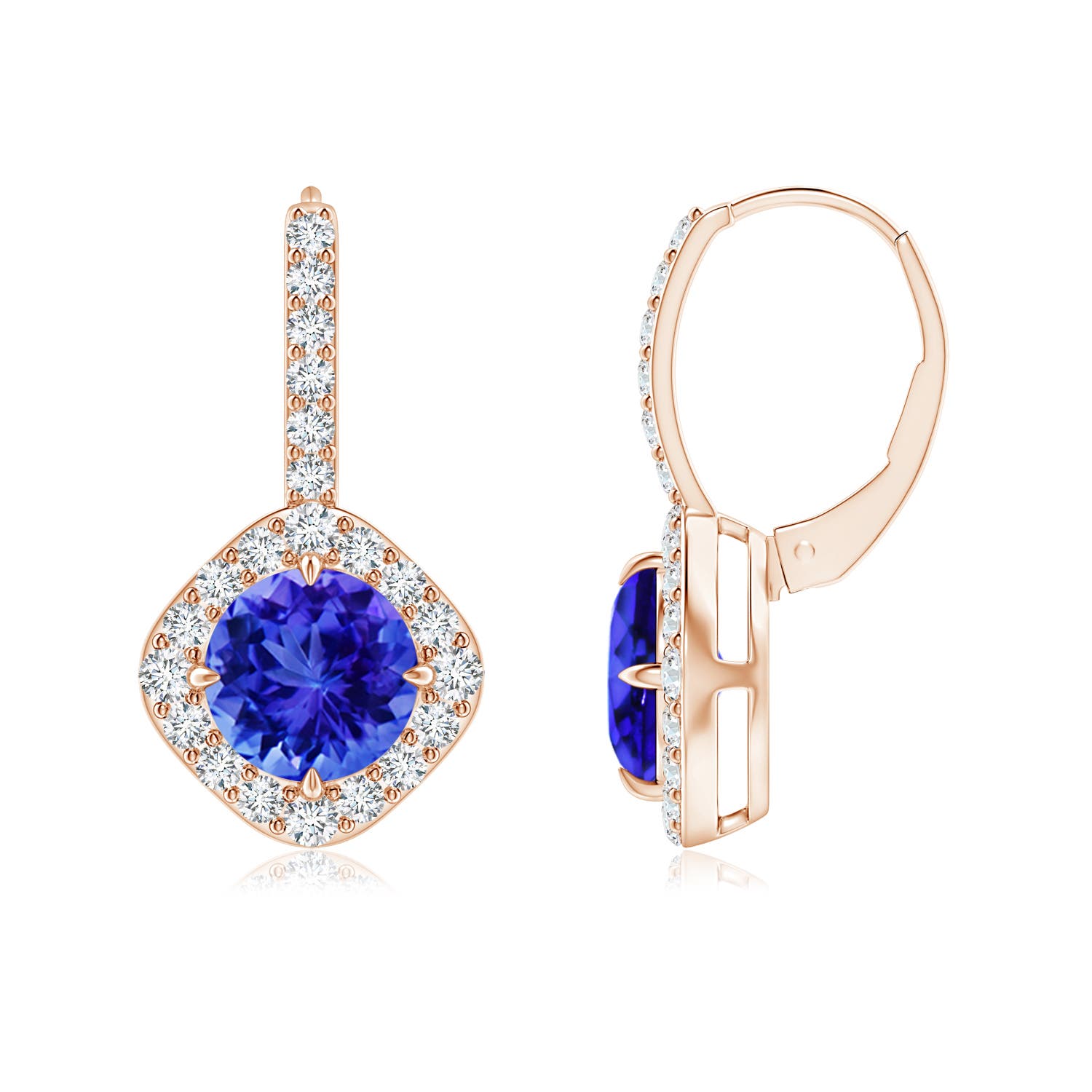 AAA - Tanzanite / 3.45 CT / 14 KT Rose Gold