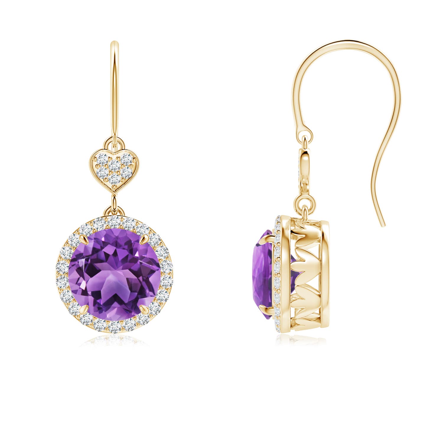 AA - Amethyst / 2.6 CT / 14 KT Yellow Gold