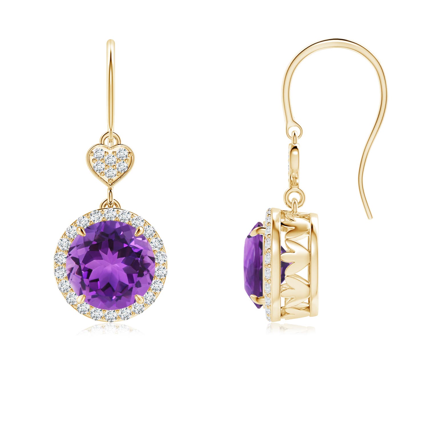 AAA - Amethyst / 2.6 CT / 14 KT Yellow Gold