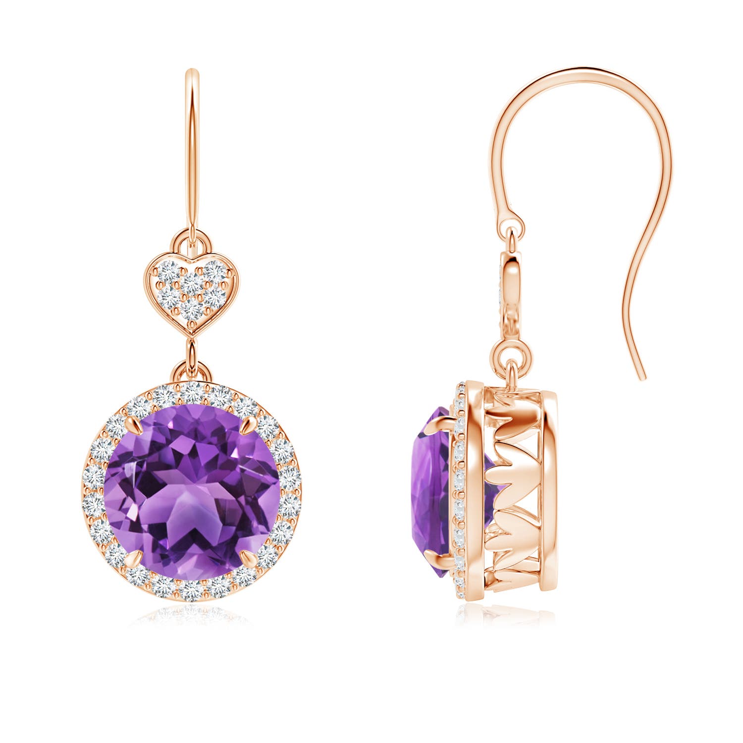 AA - Amethyst / 3.76 CT / 14 KT Rose Gold