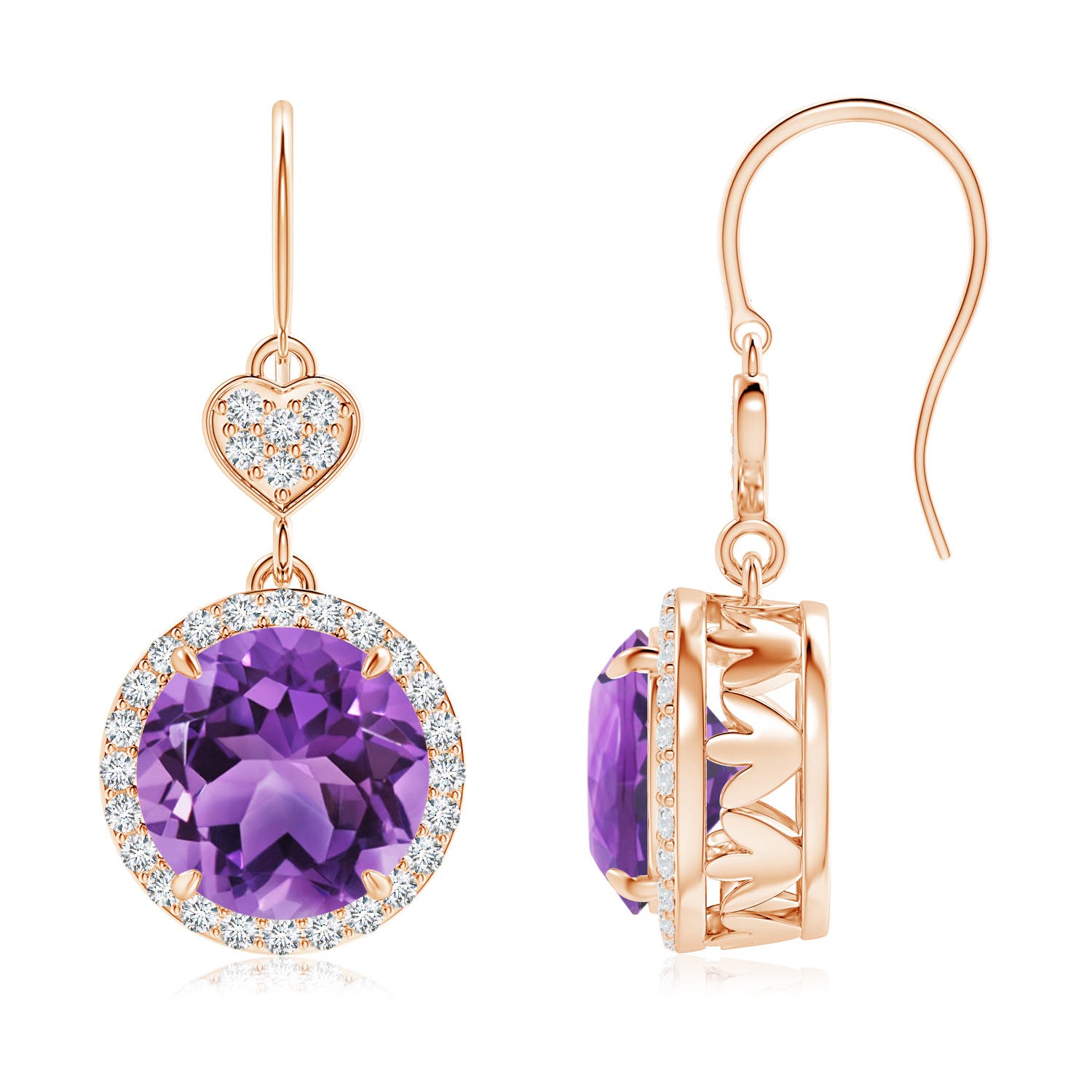 AA - Amethyst / 5.38 CT / 14 KT Rose Gold