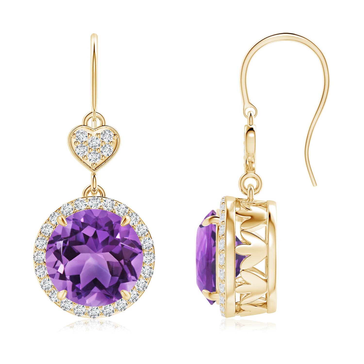 AA - Amethyst / 5.38 CT / 14 KT Yellow Gold