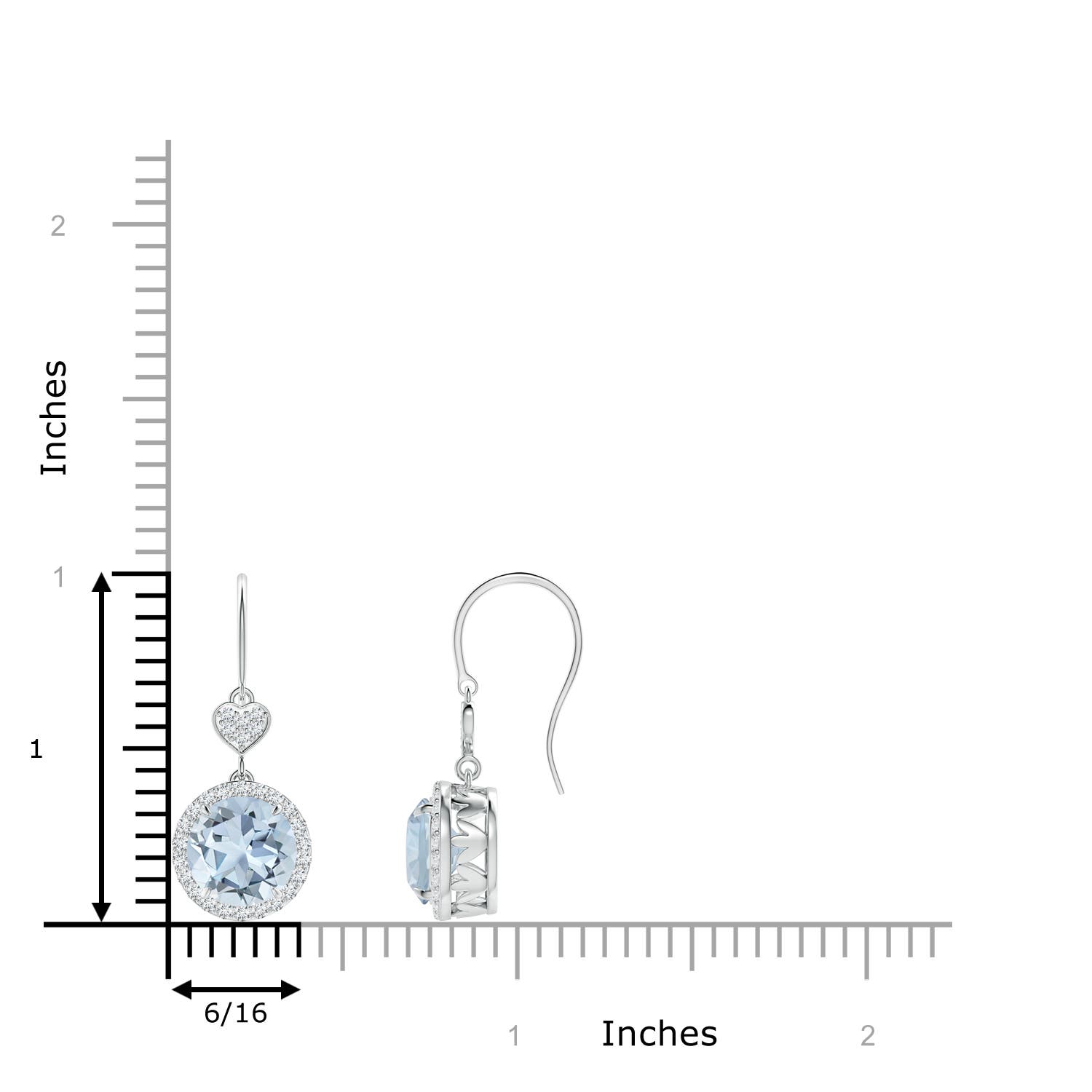 A - Aquamarine / 2.54 CT / 14 KT White Gold