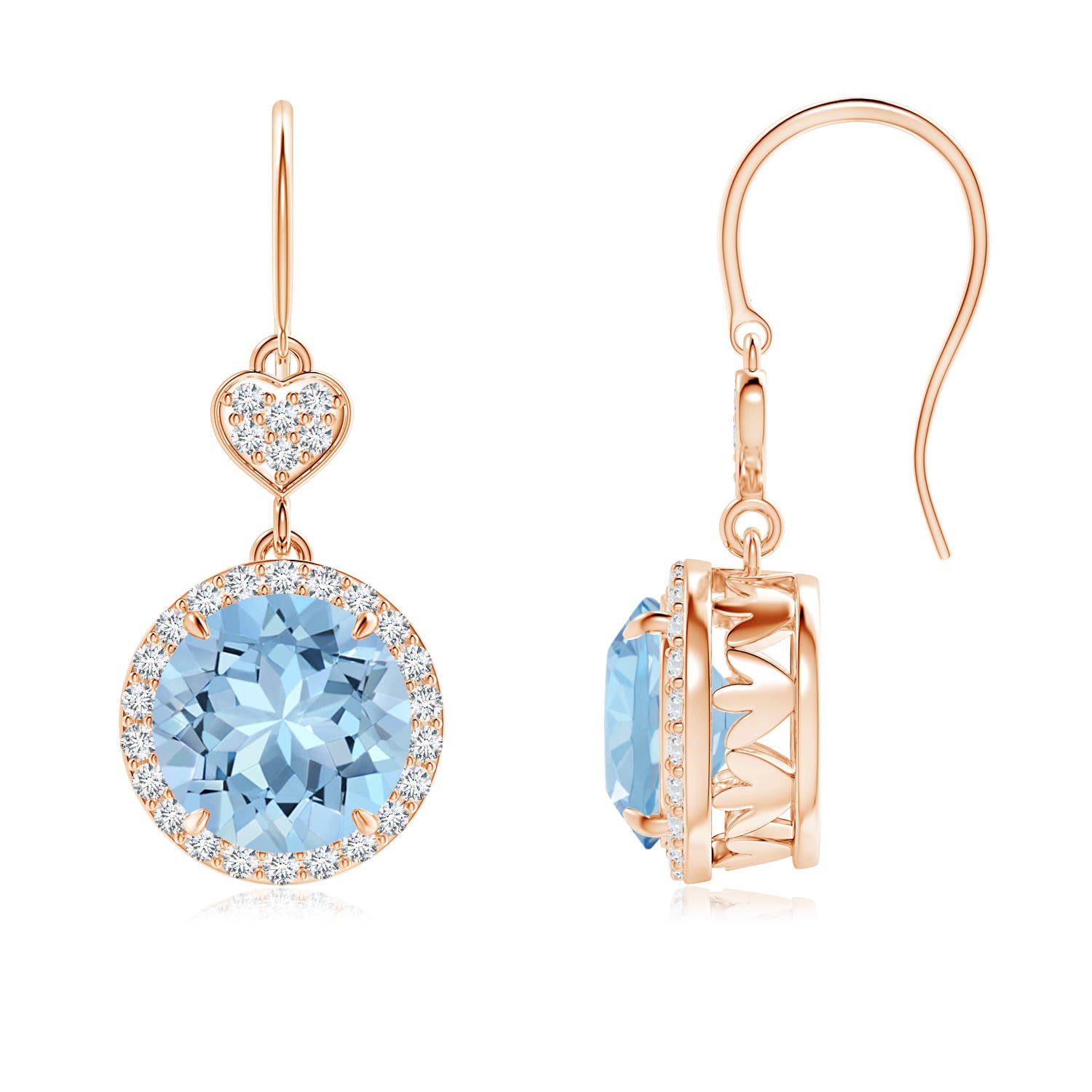 AAA - Aquamarine / 3.56 CT / 14 KT Rose Gold