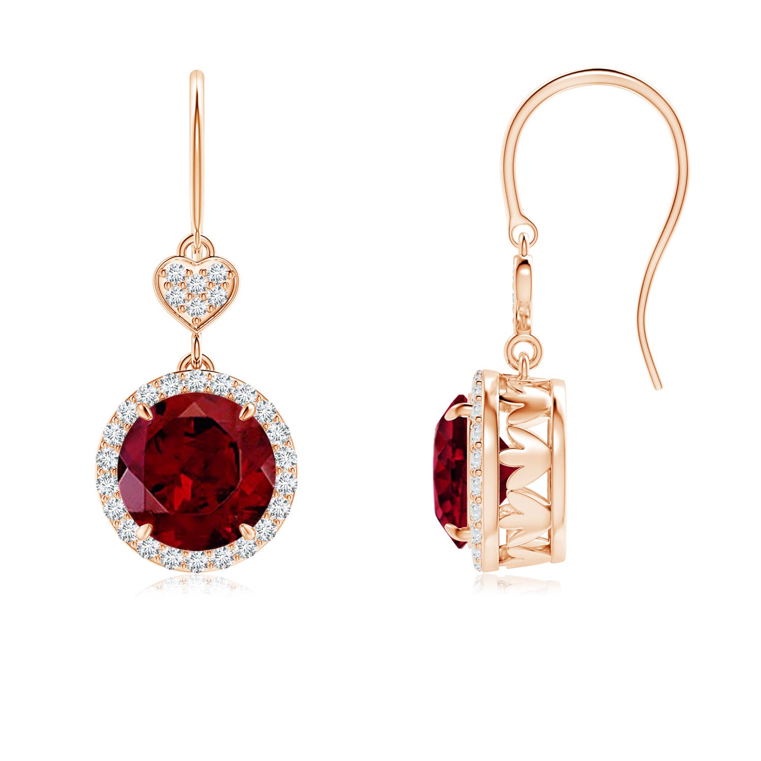 AAA - Garnet / 3.3 CT / 14 KT Rose Gold