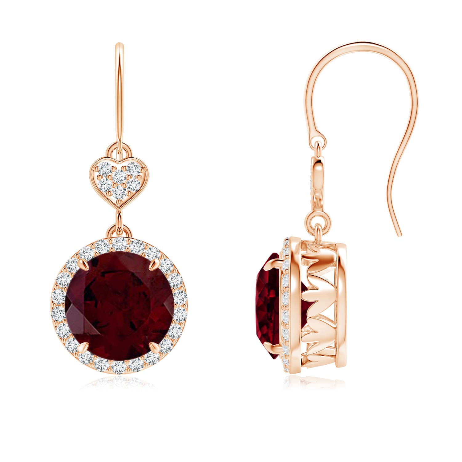 A - Garnet / 4.76 CT / 14 KT Rose Gold