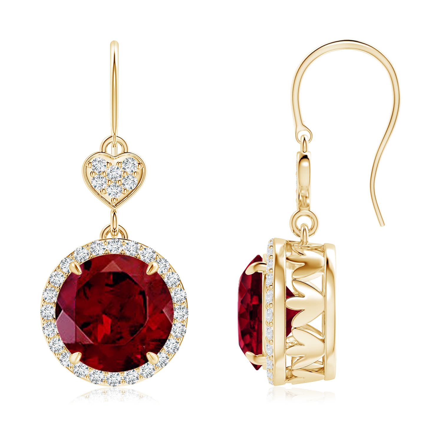 AAA - Garnet / 6.88 CT / 14 KT Yellow Gold