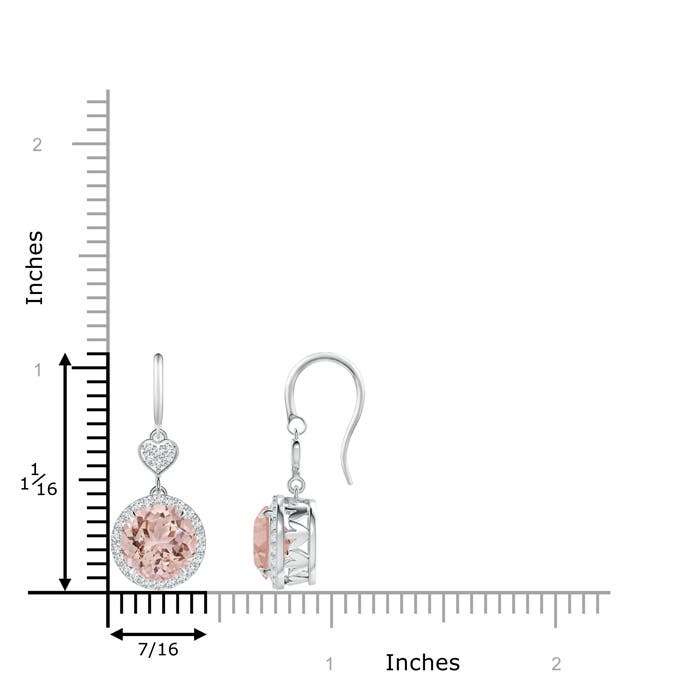 AAA - Morganite / 3.66 CT / 14 KT White Gold