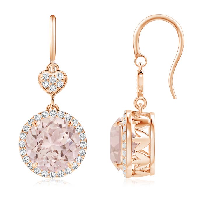 A - Morganite / 6.48 CT / 14 KT Rose Gold