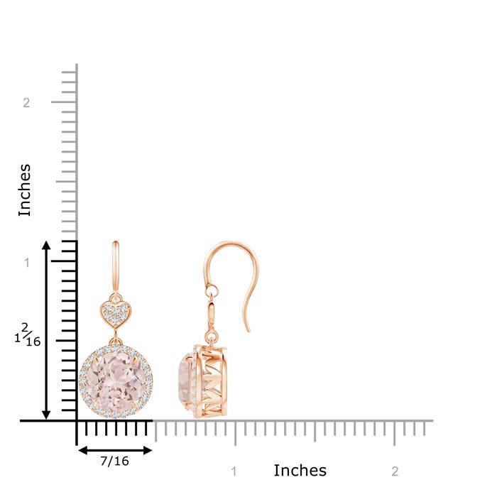 A - Morganite / 6.48 CT / 14 KT Rose Gold