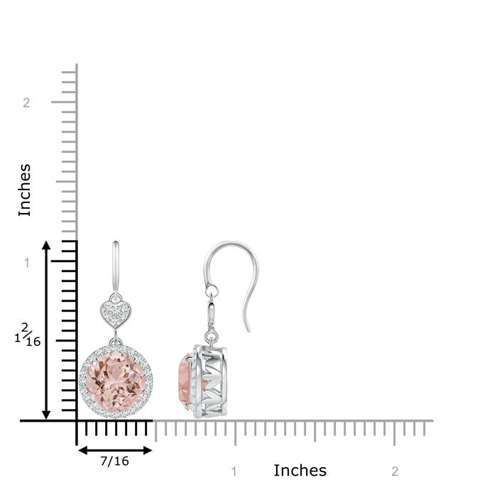 AAA - Morganite / 6.48 CT / 14 KT White Gold