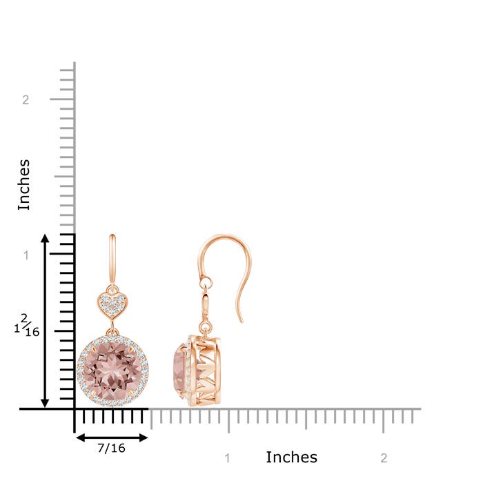 AAAA - Morganite / 6.48 CT / 14 KT Rose Gold