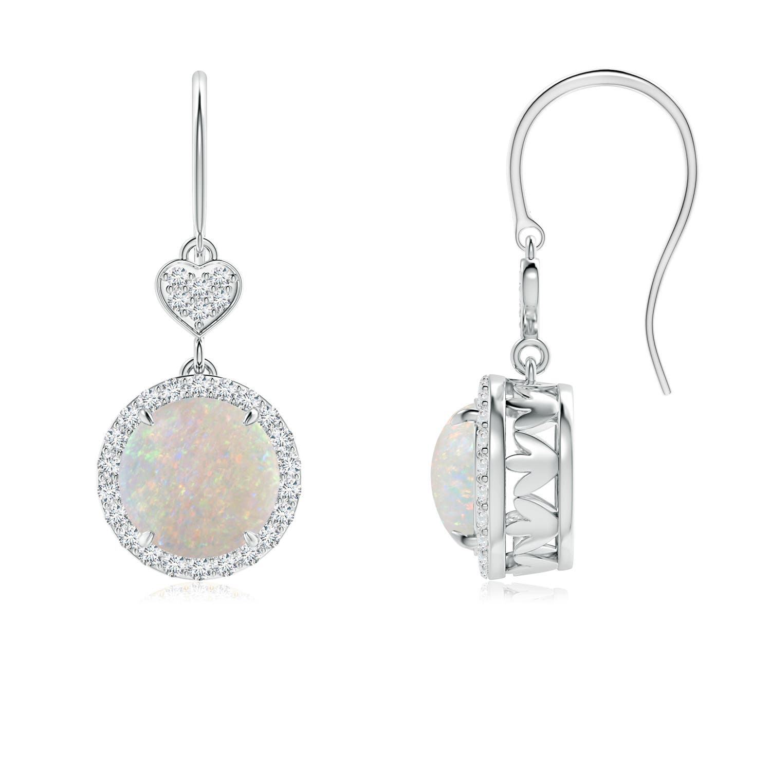 AA - Opal / 1.8 CT / 14 KT White Gold