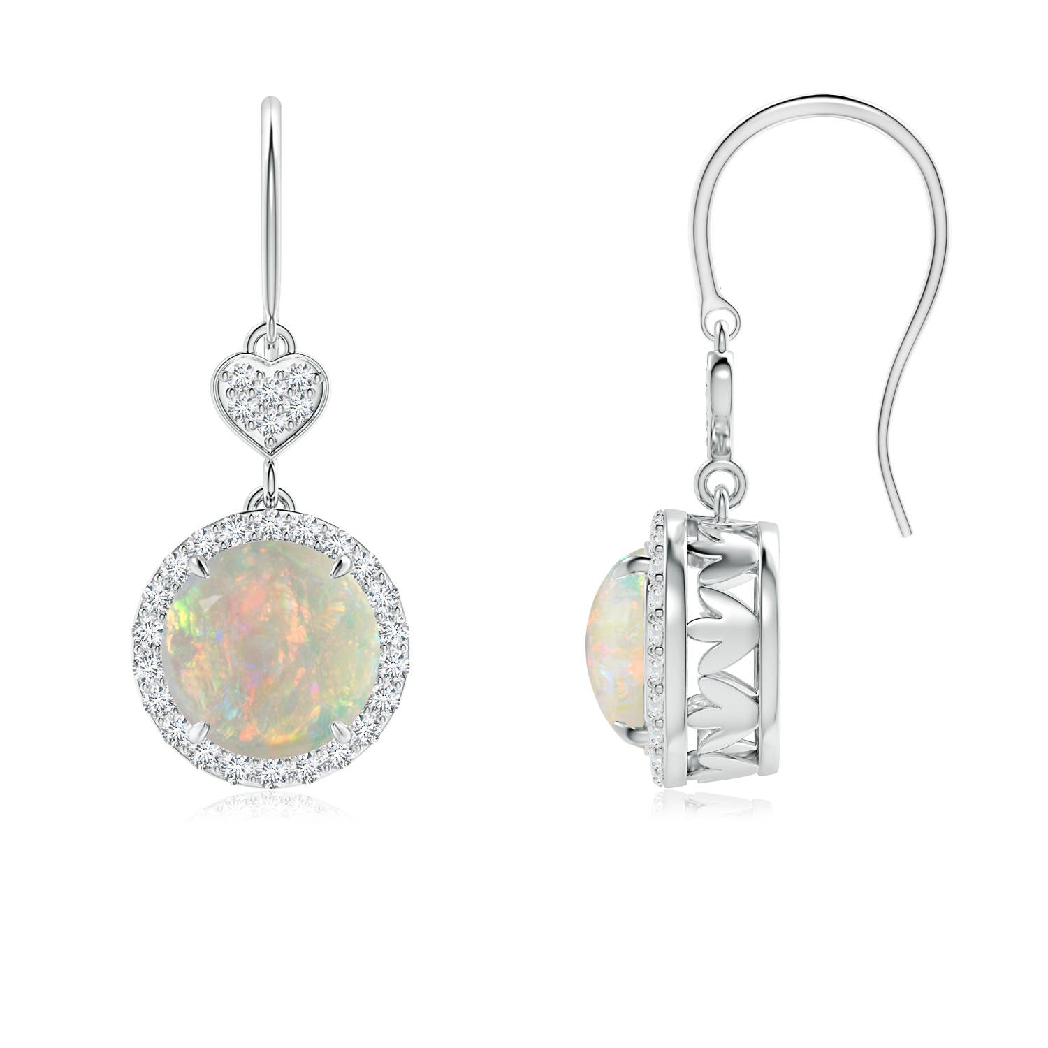 AAAA - Opal / 1.8 CT / 14 KT White Gold