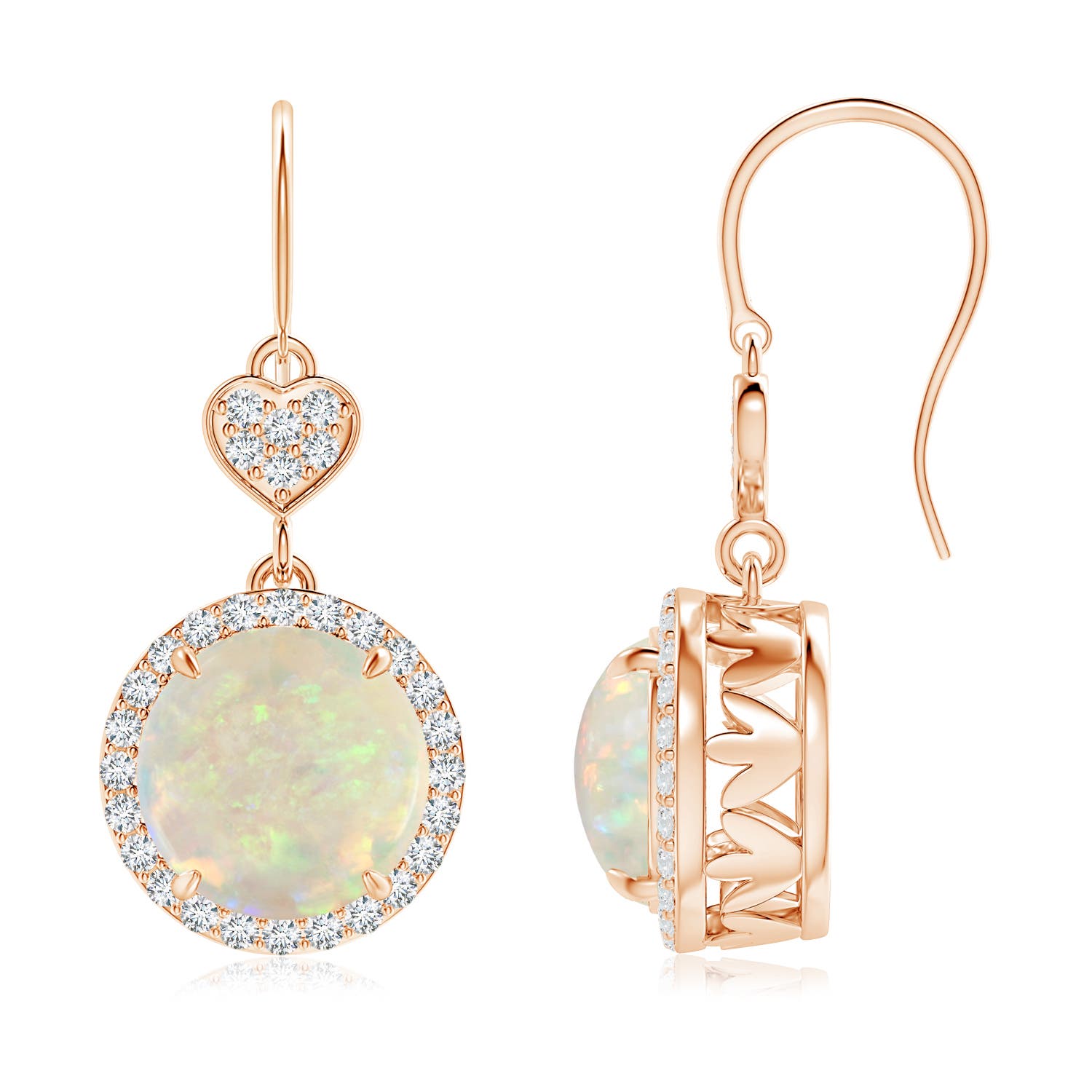 AAA - Opal / 3.48 CT / 14 KT Rose Gold