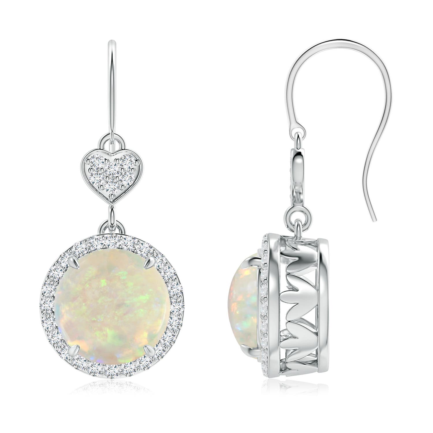 AAA - Opal / 3.48 CT / 14 KT White Gold