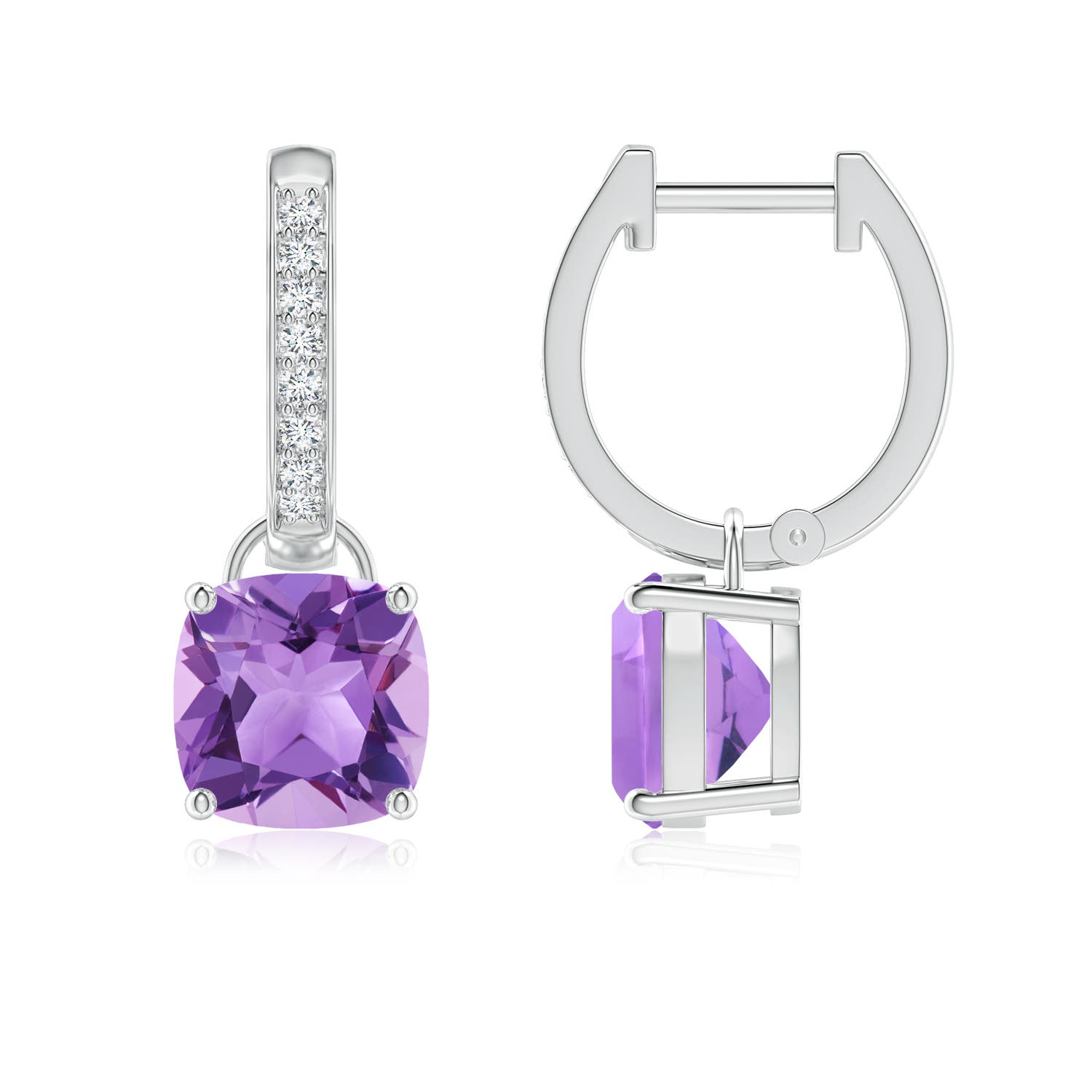 A - Amethyst / 2.83 CT / 14 KT White Gold