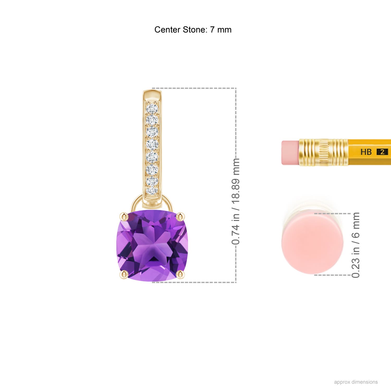 AAA - Amethyst / 2.83 CT / 14 KT Yellow Gold