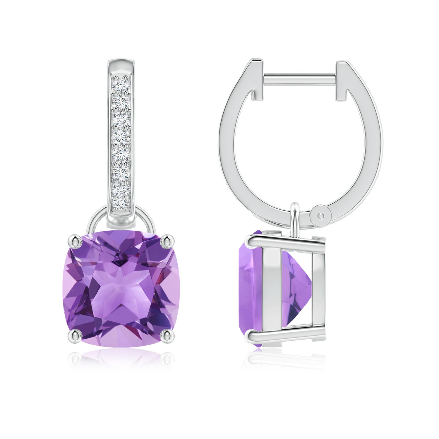 A - Amethyst / 4.53 CT / 14 KT White Gold