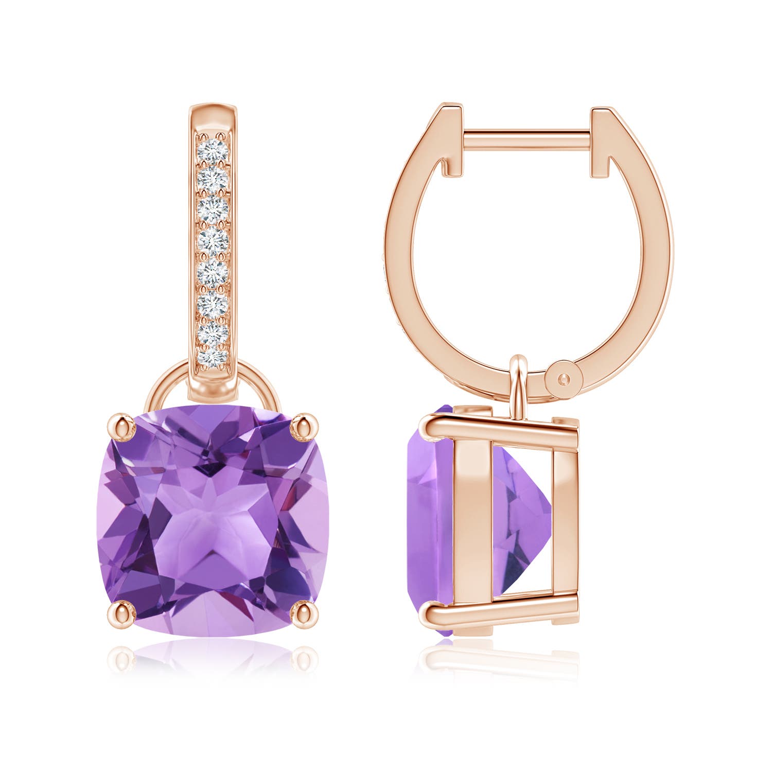 A - Amethyst / 6.33 CT / 14 KT Rose Gold