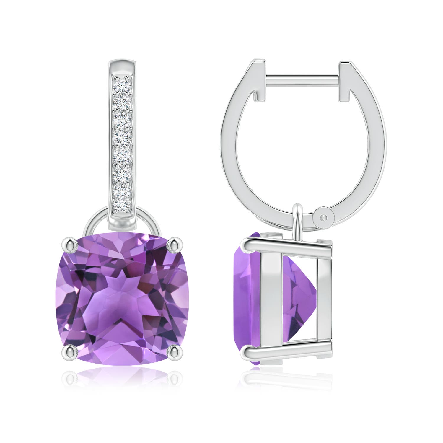 AA - Amethyst / 6.33 CT / 14 KT White Gold