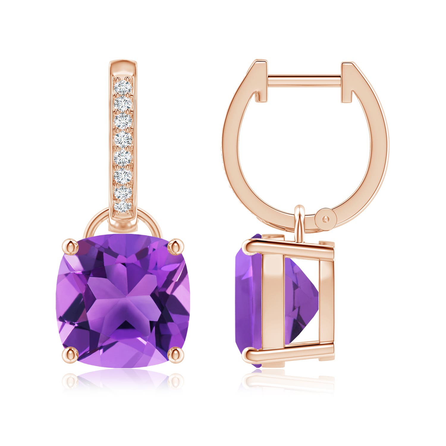 AAA - Amethyst / 6.33 CT / 14 KT Rose Gold