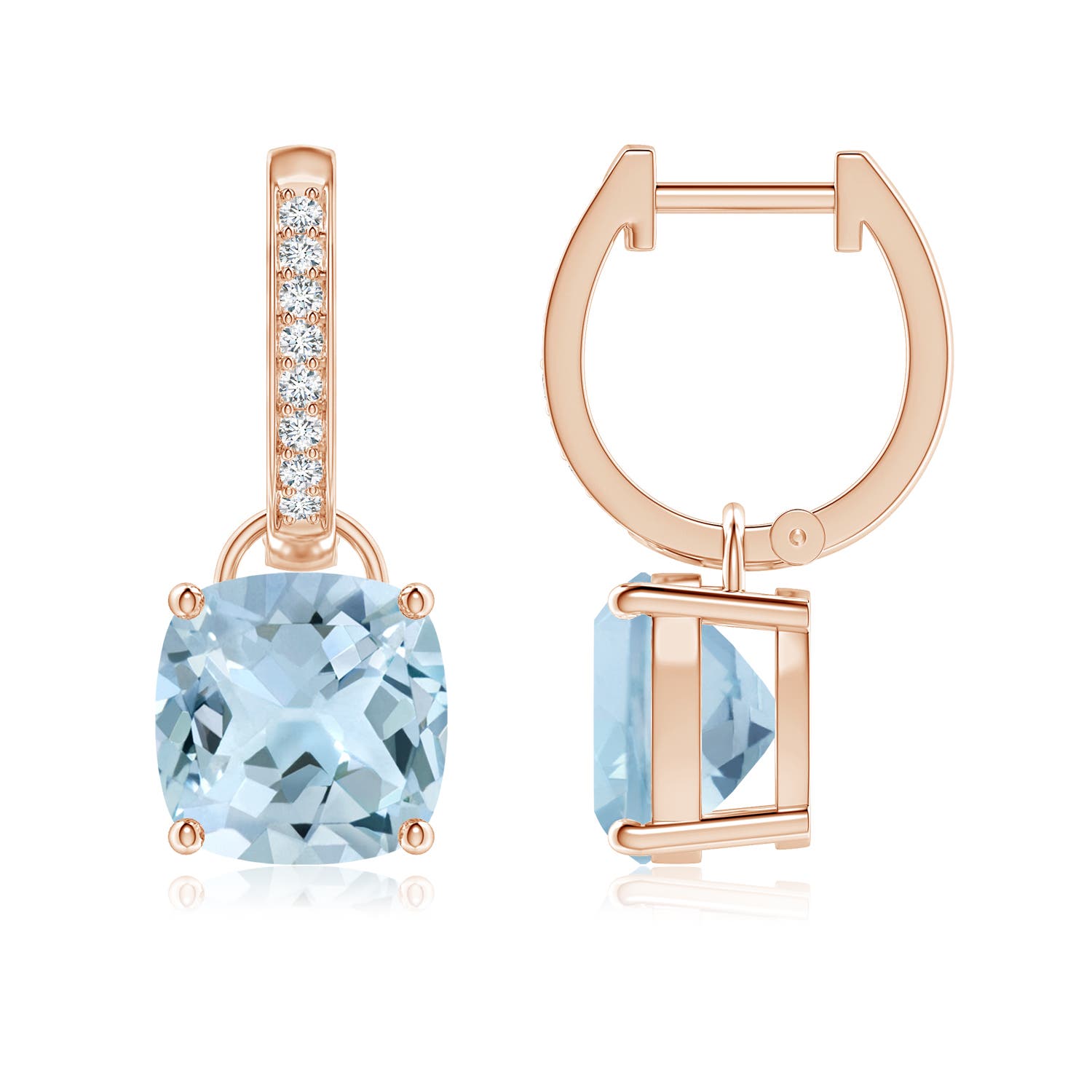 AA - Aquamarine / 4.03 CT / 14 KT Rose Gold