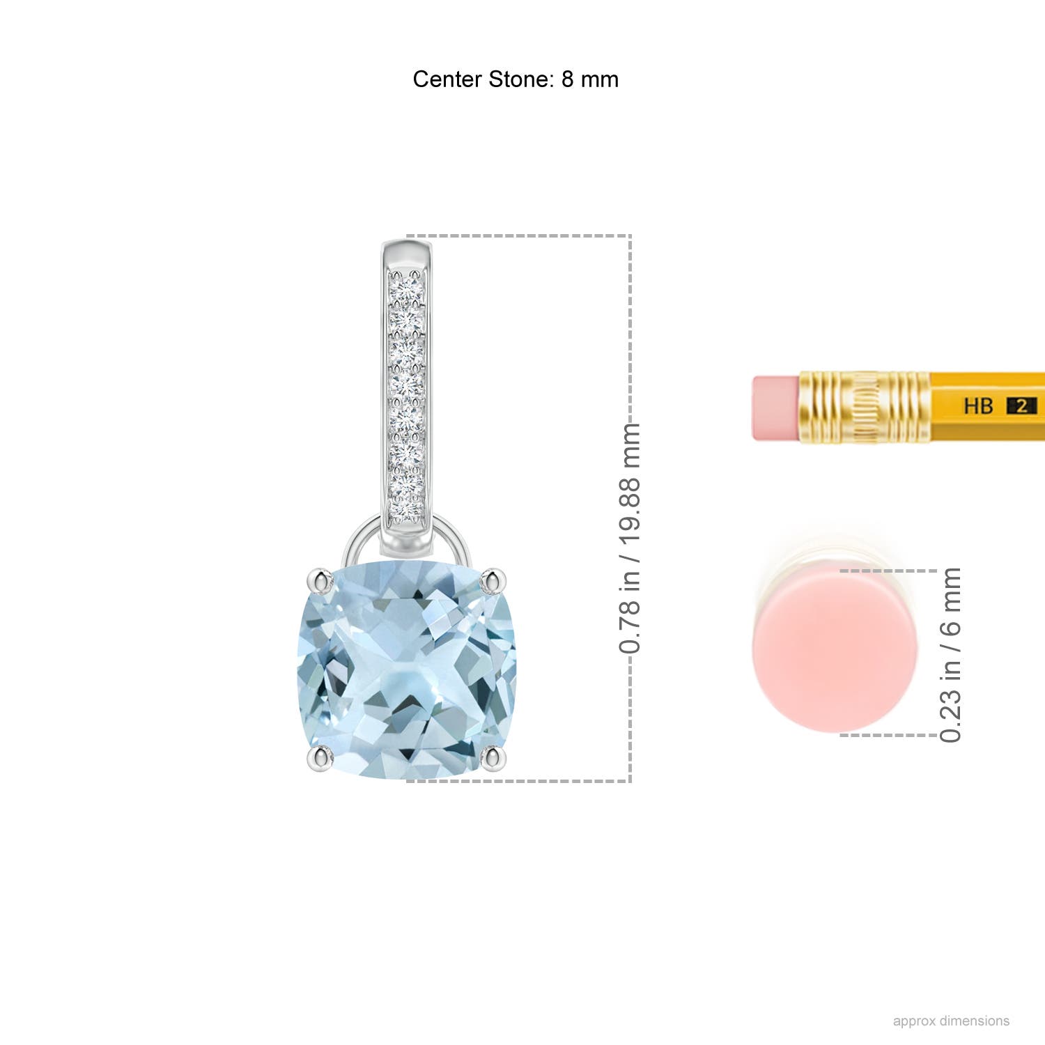 AA - Aquamarine / 4.03 CT / 14 KT White Gold