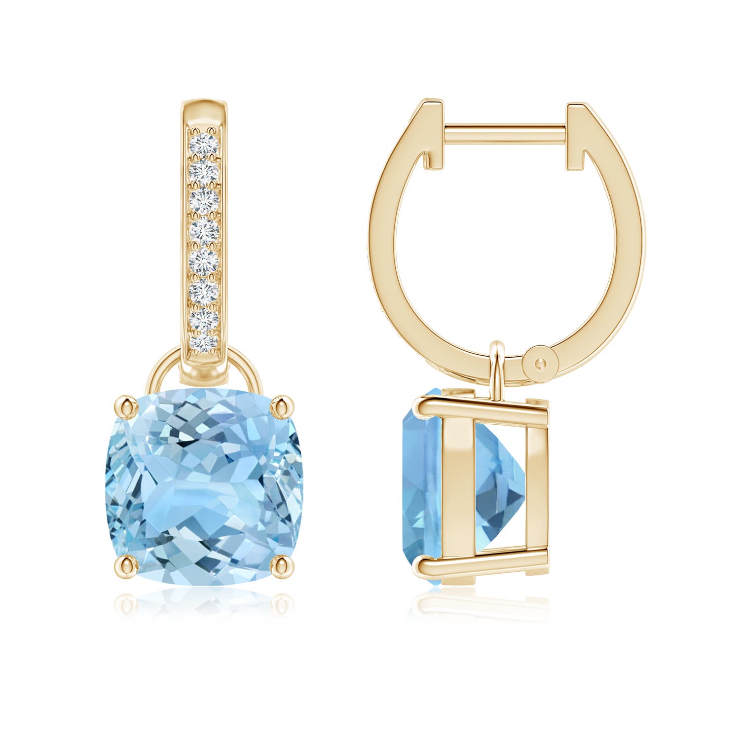 AAAA - Aquamarine / 4.03 CT / 14 KT Yellow Gold