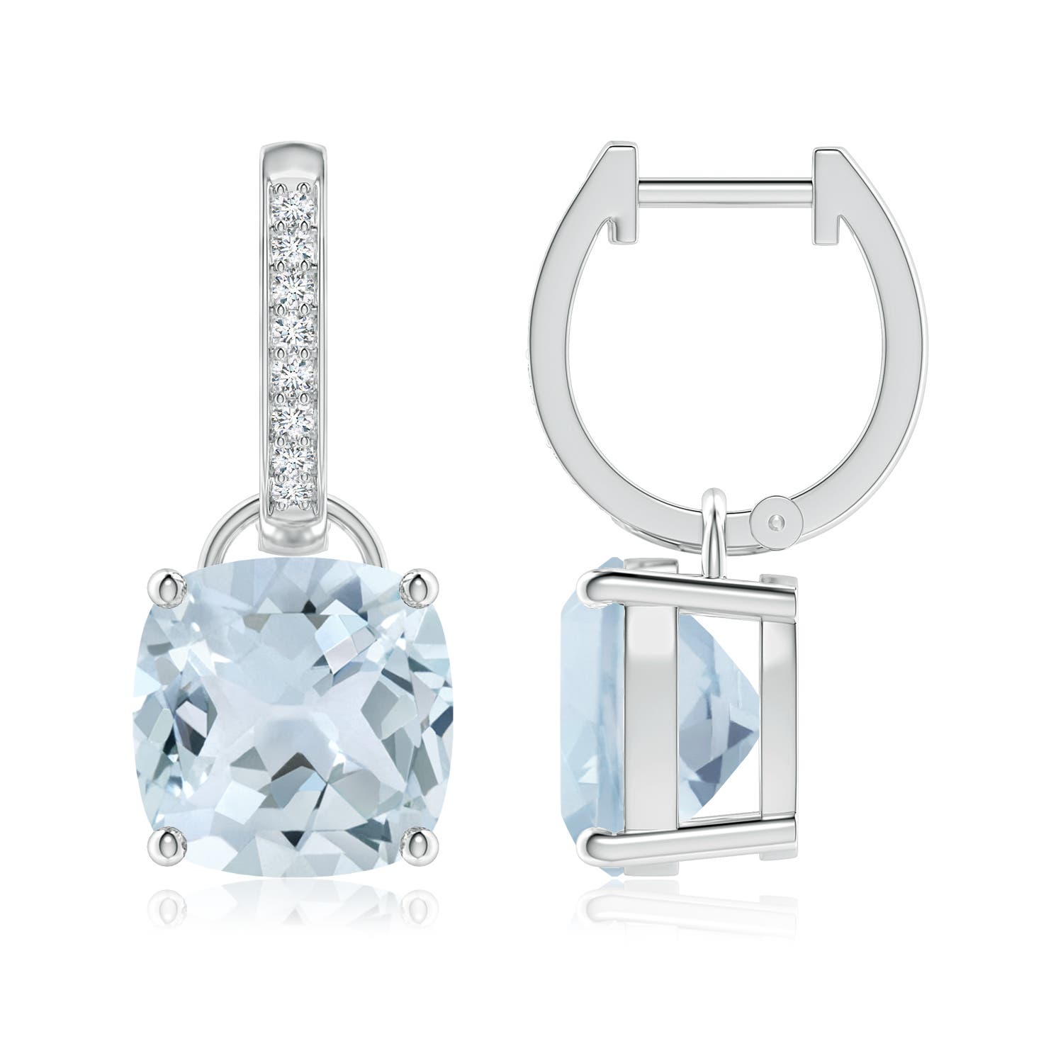 A - Aquamarine / 5.53 CT / 14 KT White Gold