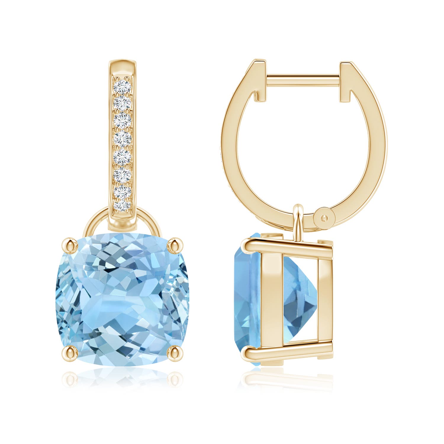 AAAA - Aquamarine / 5.53 CT / 14 KT Yellow Gold