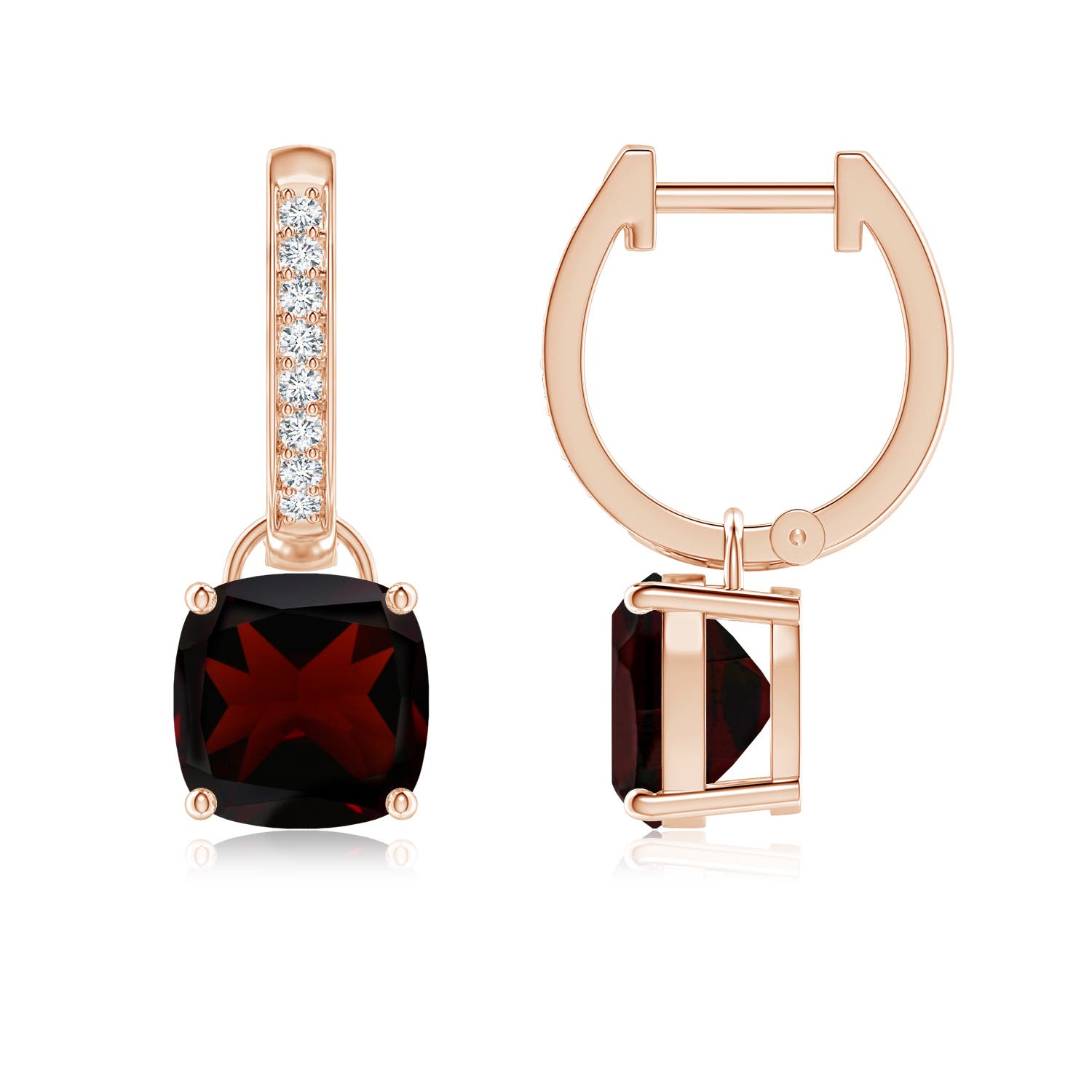 A - Garnet / 2.83 CT / 14 KT Rose Gold