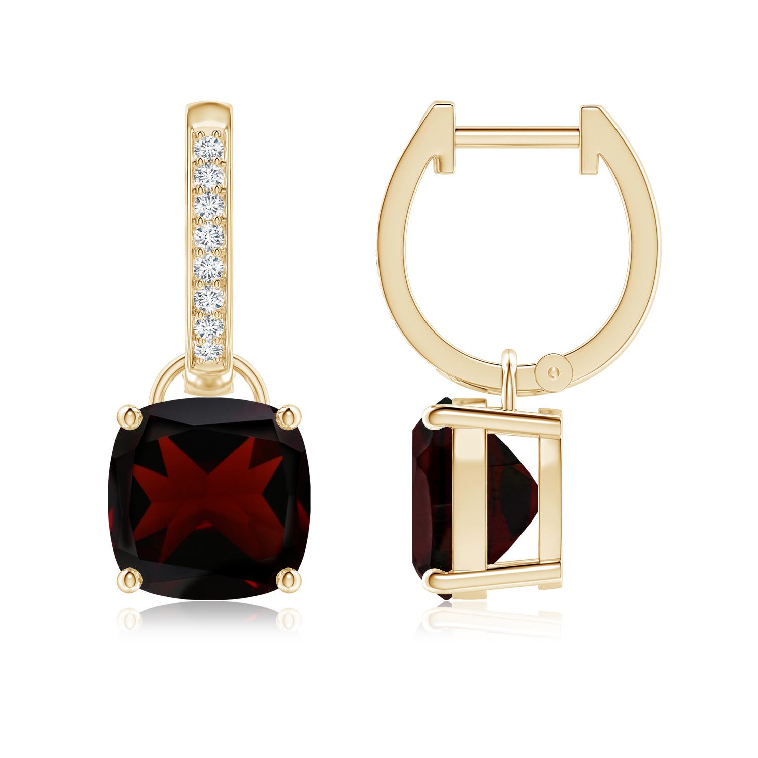 A - Garnet / 5.13 CT / 14 KT Yellow Gold